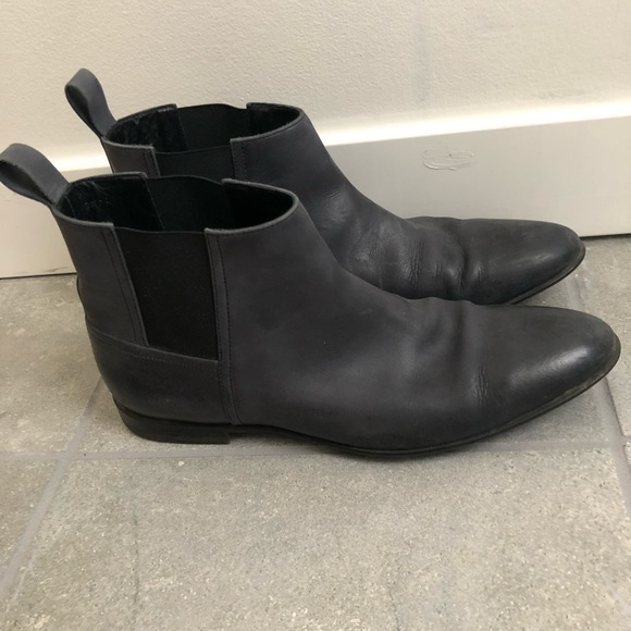 Men’s Hugo Boss Leather Ankle Boots - Picture 3 of 8